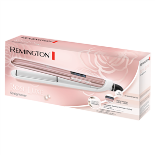 Remington Rose Luxe, 150-235°C, белый/розовый - Щипцы для выпрямления волос