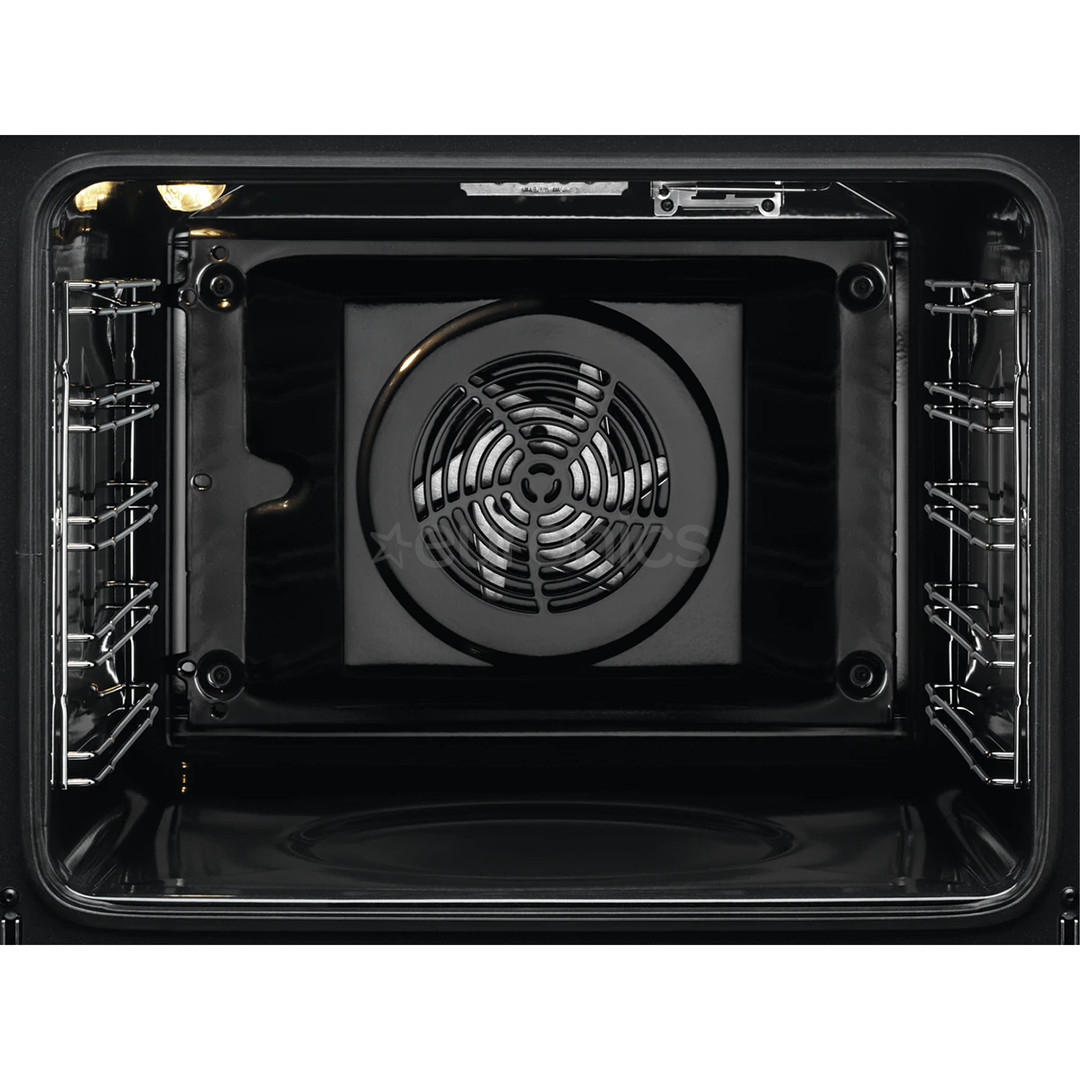 Electrolux, 72 л, пиролитическая очистка, черный - Интегрируемый духовой шкаф