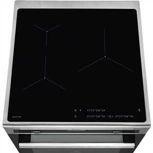 Electrolux, 3 cooking zones, 73 L, inox - Freestanding Induction Cooker
