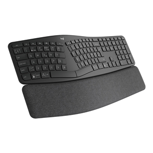 Logitech ERGO K860, US, melna - Bezvadu klaviatūra 920-010108