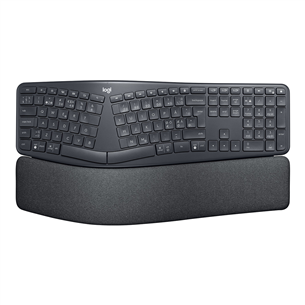 Logitech ERGO K860, US, melna - Bezvadu klaviatūra