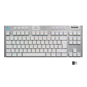 Logitech G915 TKL Tactile, US, white - Wireless Keyboard 920-009664