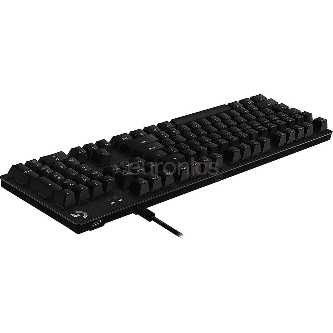 Logitech G512 Carbon Lightsynch, GX Red, US, черный - Механическая клавиатура