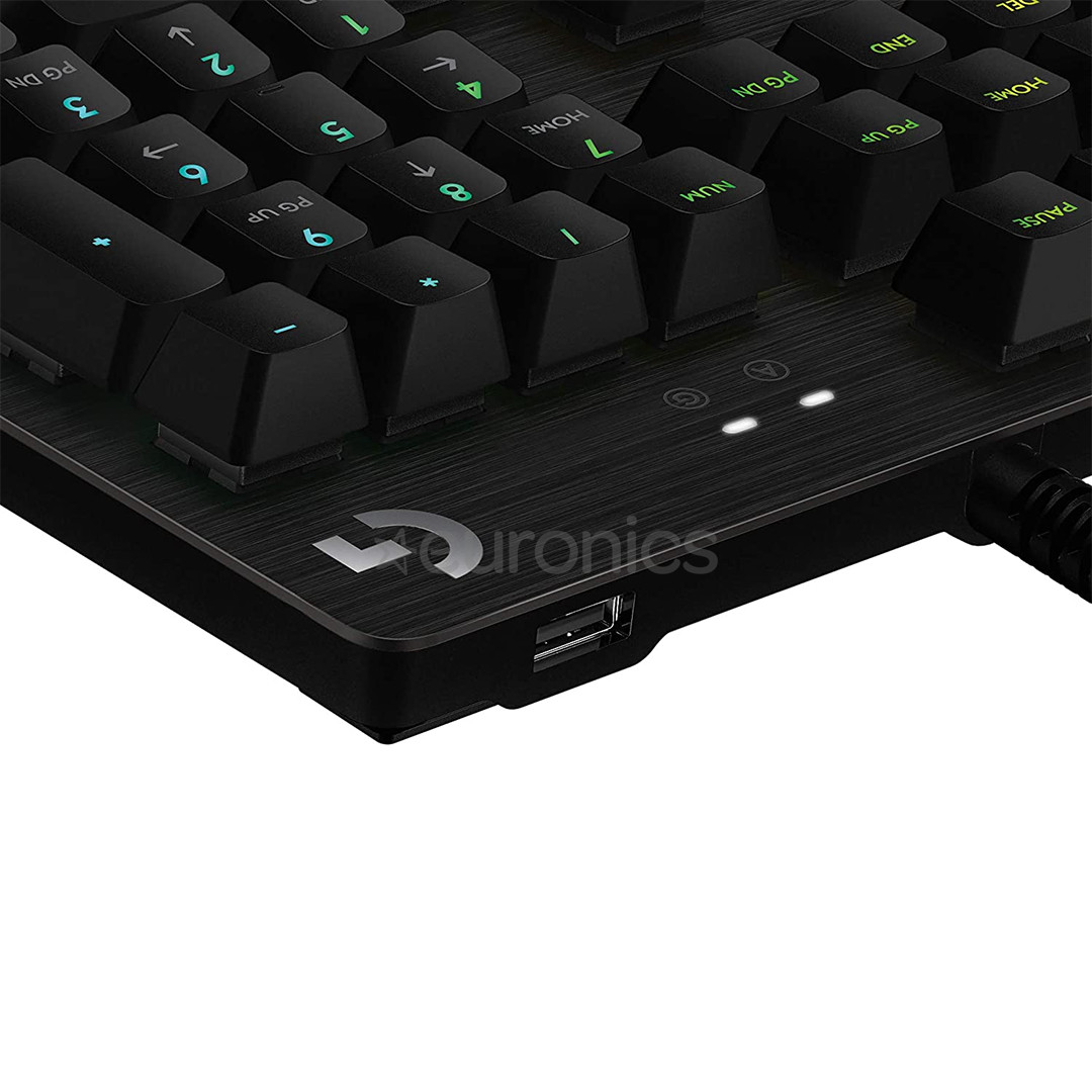 Logitech G512 Carbon Lightsynch, GX Red, US, черный - Механическая клавиатура