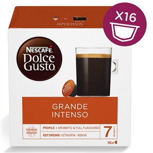 Nescafe Dolce Gusto Grande Intenso, 16 porcijas - Kafijas kapsulas 7613287162281