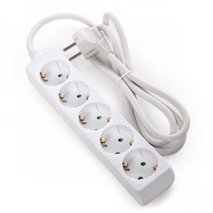 Acuma, 5 m, 5 outlets, white - Extension cord BL-G05S-5