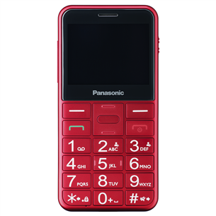 Panasonic KX-TU150, sarkana - Mobilais telefons KX-TU155EXRN