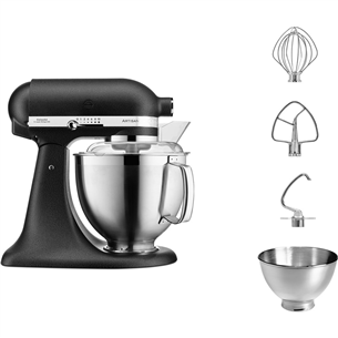 KitchenAid Artisan Exclusive, 4.8 L, 300 W, melna - Mikseris 5KSM185PSEBK