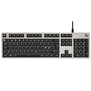Logitech G413 Romer-G, US, mehāniskā, nerūsējošā tērauda - Klaviatūra 920-008476