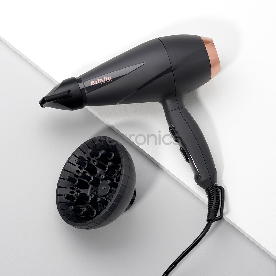 BaByliss, 2100 W, black - Hair dryer, 6709DE | Euronics