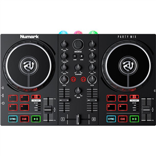 Numark Party Mix II, melna - DJ kontrolieris PARTYMIXII