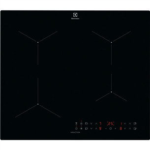 Electrolux 300. sērija, Hob2Hood, platums 59 cm, melna – Iebūvējama indukcijas plīts virsma LIL61434C