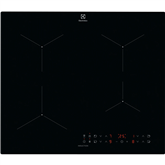 Electrolux 300. sērija, Hob2Hood, platums 59 cm, melna – Iebūvējama indukcijas plīts virsma