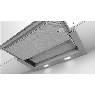 Bosch, 405 m³/h, width 59.8 cm, silver - Built-in Cooker Hood