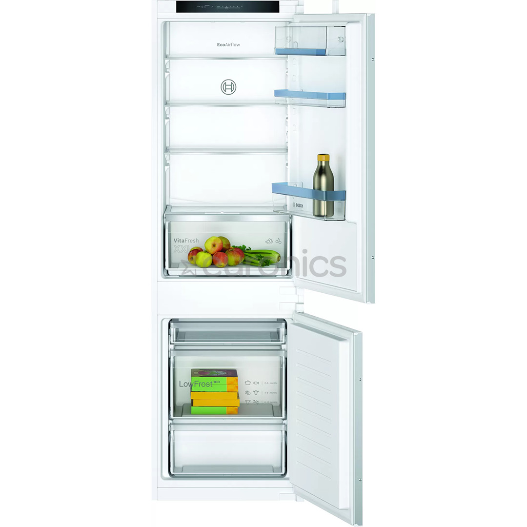 Bosch, 267 L, height 178 cm - Built-in Refrigerator