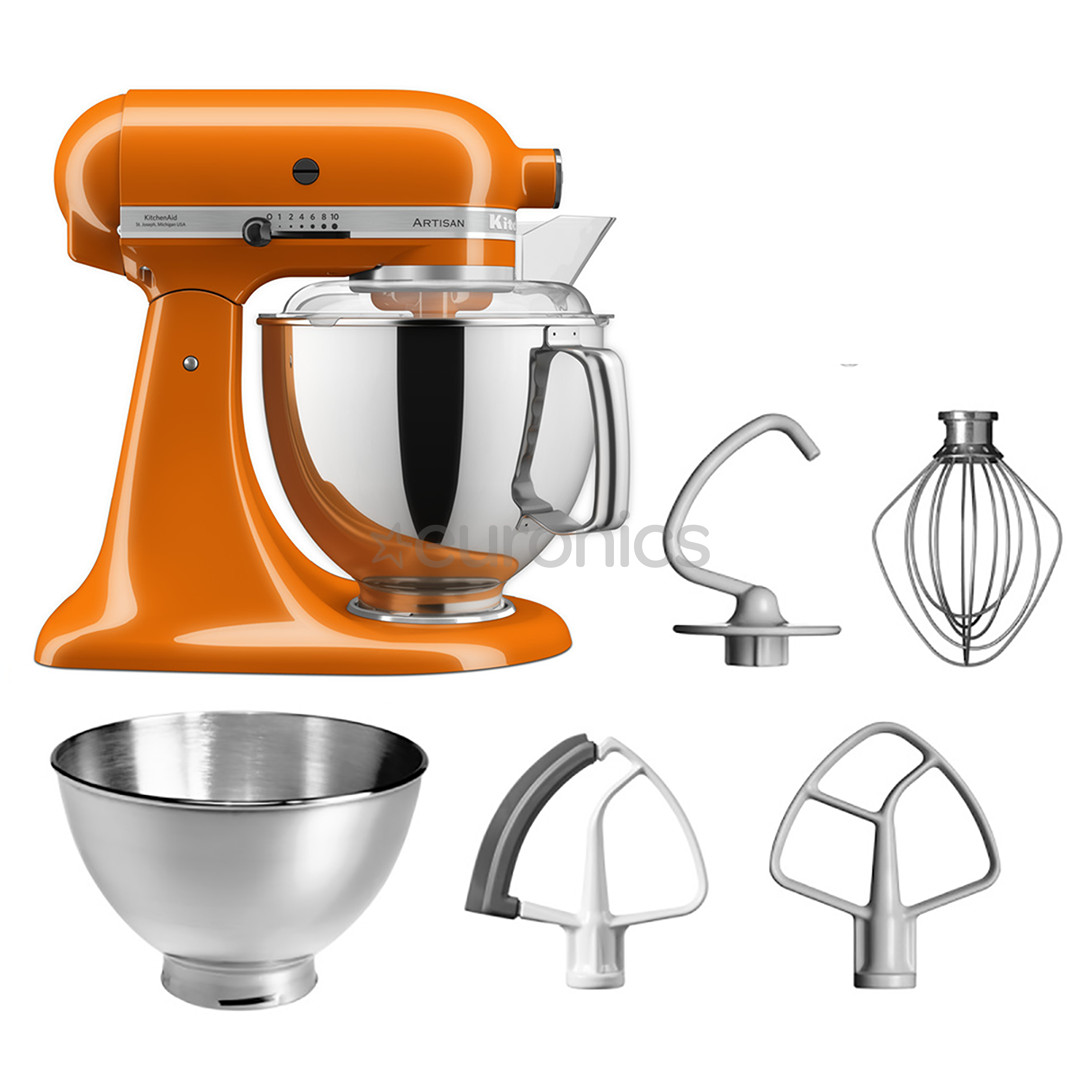 KitchenAid Artisan Elegance, 4,8 л/3 л, 300 Вт, оранжевый - Миксер