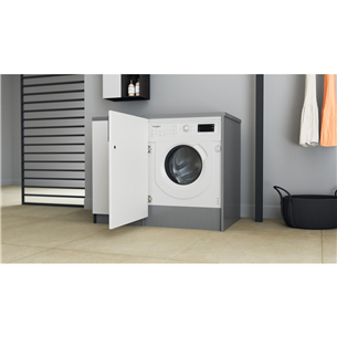 Whirlpool, 7 kg / 5 kg, depth 55 cm, 1400 rpm - Built-in Washer-Dryer Combo