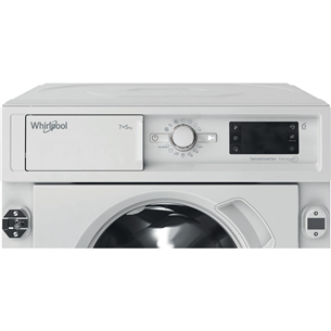 Whirlpool, 7/5 kg, dziļums 54.5 cm, 1400 apgr/min. - Iebūvējama veļas mazgājamā mašīna ar žāvētāju