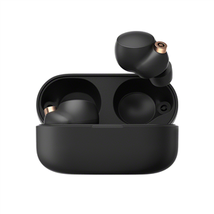 Sony WF-1000XM4, black - True-wireless Earbuds