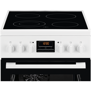 Electrolux, 57 L, white - Freestanding Ceramic Cooker