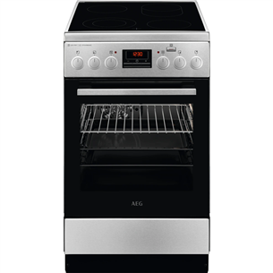 AEG, 58 L, inox - Freestanding Ceramic Cooker CCB56481BM