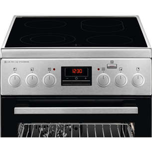 AEG, 58 L, inox - Freestanding Ceramic Cooker