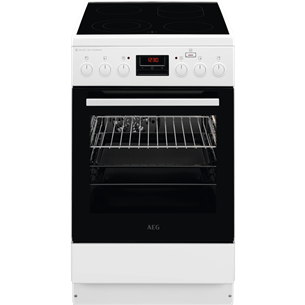 AEG, 58 L, white - Freestanding Ceramic Cooker CCB56481BW