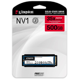 SSD cietais disks NV1 (M.2 2280), Kingston (500 GB)