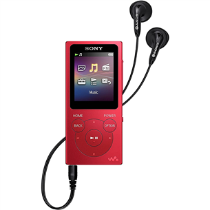 Sony Walkman NW-E390 SERIES, 8GB, melna -  MP3 atskaņotājs NWE394LR.CEW