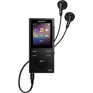 Sony Walkman NW-E390 SERIES, 8GB, melna -  MP3 atskaņotājs NWE394LB.CEW