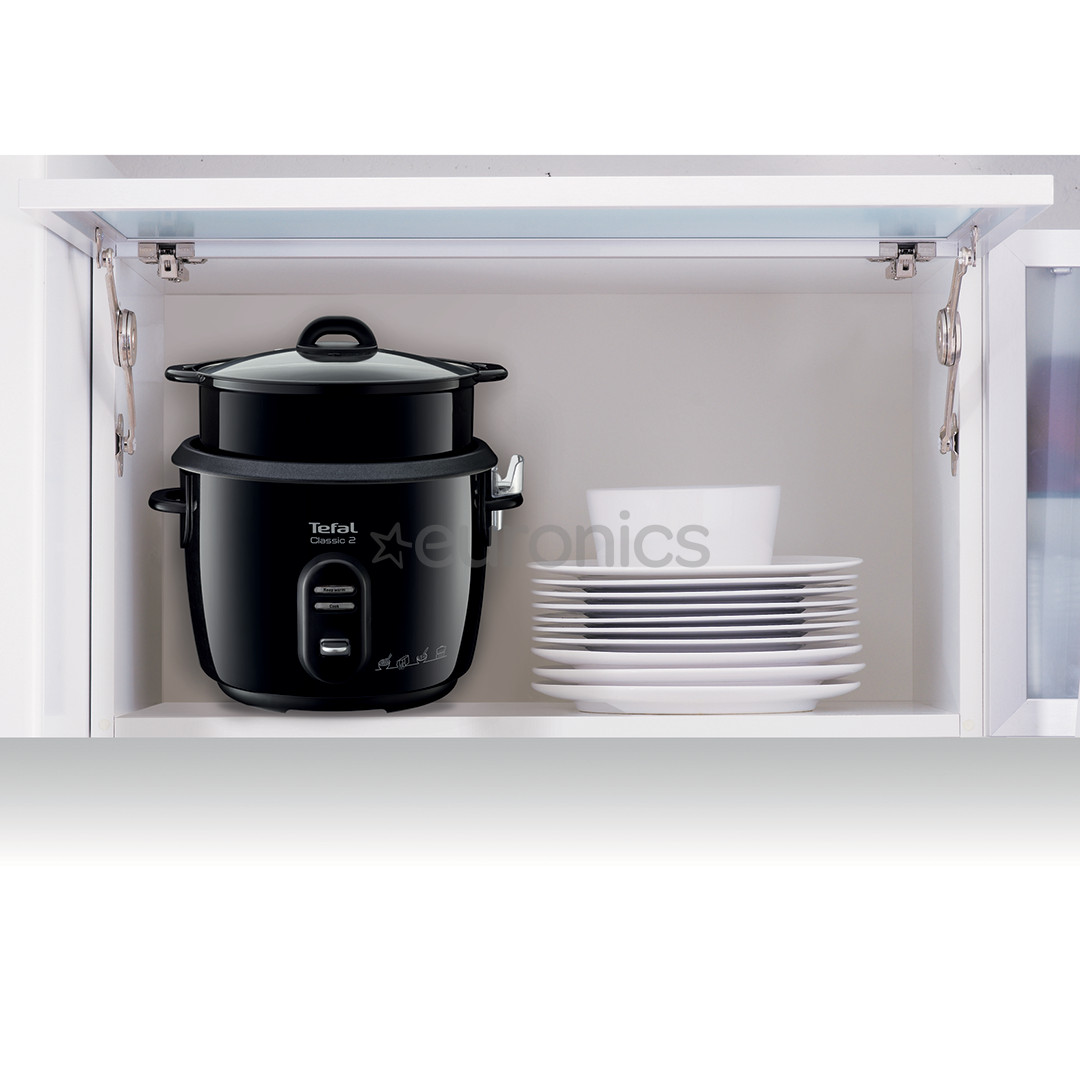 Tefal Classic 2, 5 L, 600 W, melna - Rīsu vārāmais katls