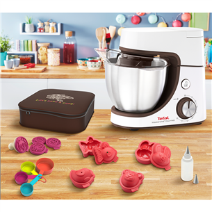 Tefal Masterchef Gourmet Baking With Kids, 4.6 L, 1100 W, balta - Virtuves kombains