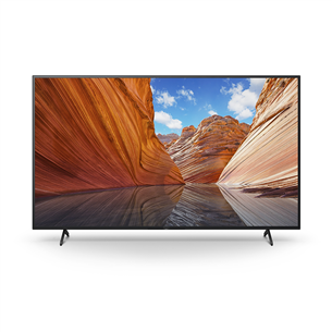 Sony LCD 4K UHD, 43", боковые ножки, черный - Телевизор