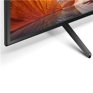 Sony LCD 4K UHD, 43", боковые ножки, черный - Телевизор