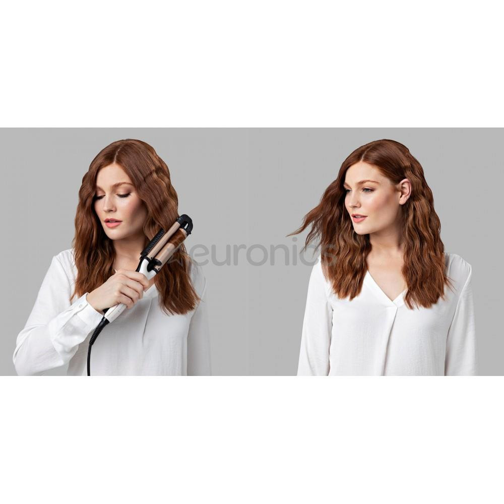 Remington PROluxe 4-in-1, up to 210 °C, golden - Adjustable Waver