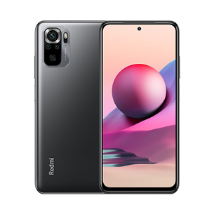 Xiaomi Redmi Note 10S 64 GB, melna - Viedtālrunis