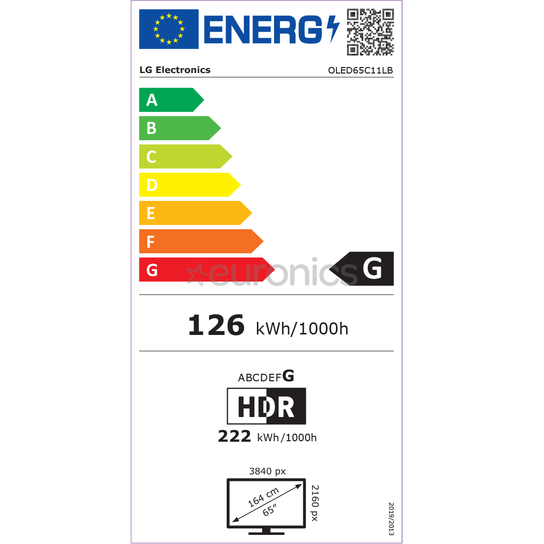 LG OLED65C11LB, 65'', 4K UHD, OLED, central stand, silver - TV