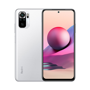 Xiaomi Redmi Note 10S 4+ 64 GB, balta - Viedtālrunis