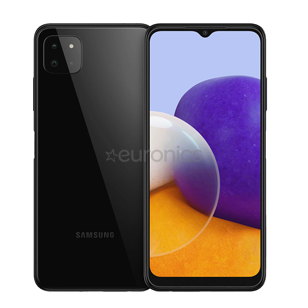 Samsung Galaxy A22 5G, 64 GB, melna - Viedtālrunis