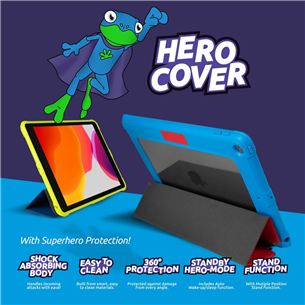 Gecko Super Hero, iPad 10,2'' (2019, 2020), красный/синий - Чехол  для планшета