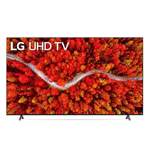 LG LCD 4K UHD, 86'', боковые ножки, черный - Телевизор