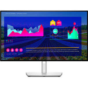 Dell UltraSharp U2722D, 27'', QHD, LED IPS, USB-C, серебристый - Монитор