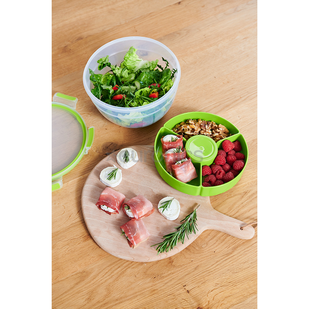 Tefal Masterseal & Go, 2.6 L, clear/green - Salad bowl