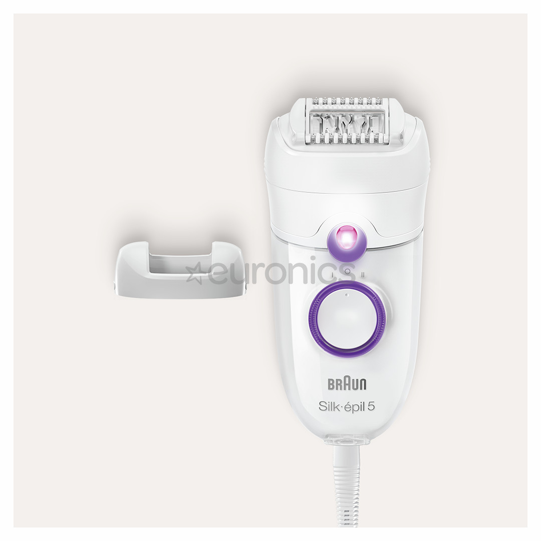 Braun Silk-épil 5, balta/lillā - Epilators