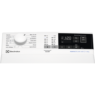 Electrolux, SoftPlus, 6 kg, depth 60 cm, 1000 rpm - Top Load Washing Machine