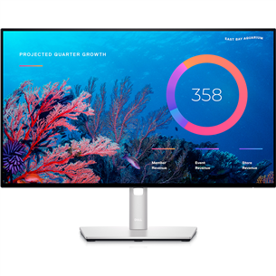 Dell U2422HE, 24'', FHD, LED IPS, USB-C, серебристый - Монитор