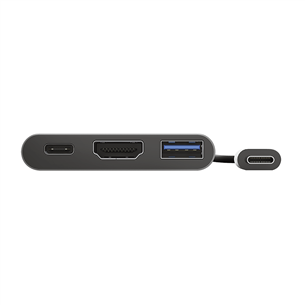 Adapteris 3-in-1 Multiport USB-C Adapter, Trust