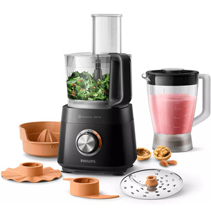 Philips Viva Collection, 1.5 L/1 L, 850 W, melna - Virtuves kombains