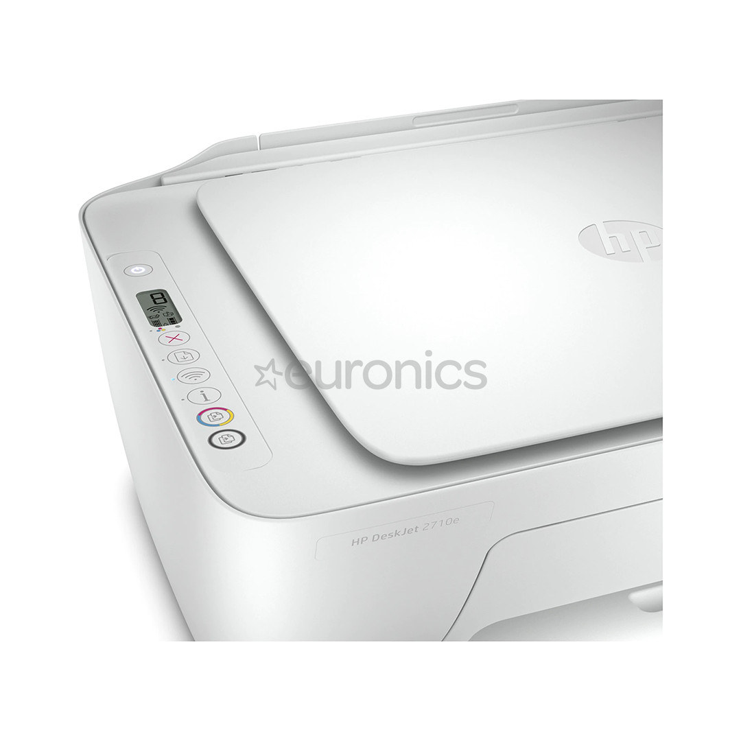 HP Deskjet 2710e All-in-One, BT, WiFi, белый - Многофункциональный цветной струйный принтер