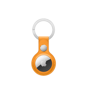 Apple AirTag Leather Key Ring, dzeltena - Atslēgu piekariņš MM083ZM/A